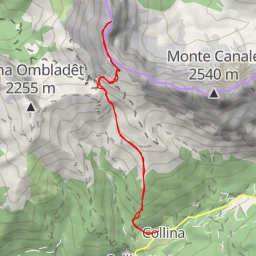 route thumbnail Monte Volaia / Wolayer Köpf