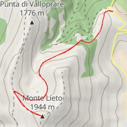 route thumbnail Monte Lieto