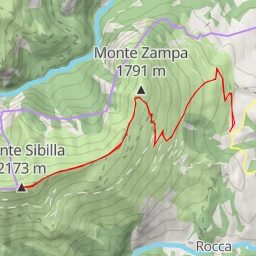 route thumbnail Monte Sibilla