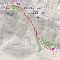 route thumbnail Monte Camicia