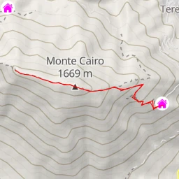 route thumbnail Monte Cairo (vetta ovest)