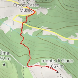 route thumbnail monte di Giano