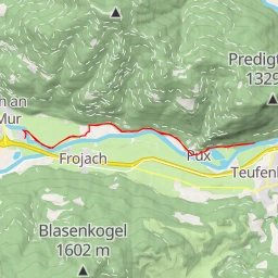 route thumbnail Gewerbestraße - Teufenbach-Katsch