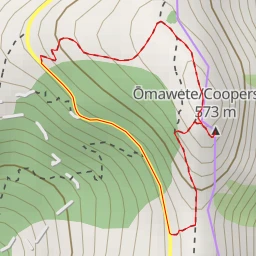 route thumbnail Ōmawete/Coopers Knob