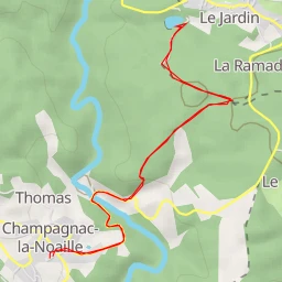 route thumbnail Chemin de la Combe - Chemin de la Combe - Montaignac-sur-Doustre