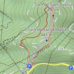 route thumbnail Turó de Sant Cebrià