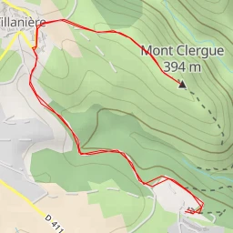 route thumbnail Mont Clergue