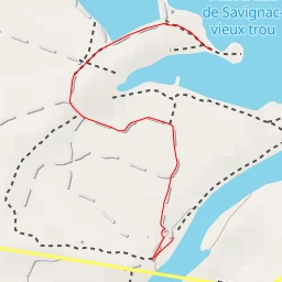 route thumbnail Plan d'eau de Savignac-vieux trou