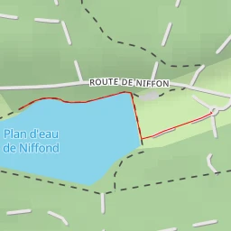 route thumbnail Plan d'eau de Niffond