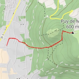 route thumbnail Puy de Mur