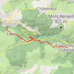 route thumbnail Route d'Essertines - Route d'Essertines