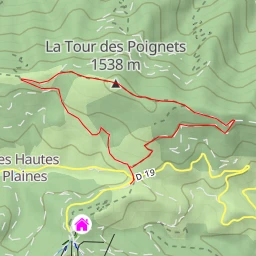 route thumbnail La Tour des Poignets