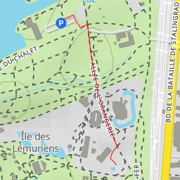 route thumbnail Forêt d'Asie - Allée de la Volière - Lyon