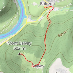 route thumbnail Mont Balvay