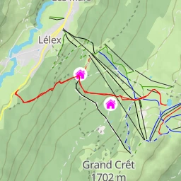 route thumbnail Col du Crozet - Crêtes