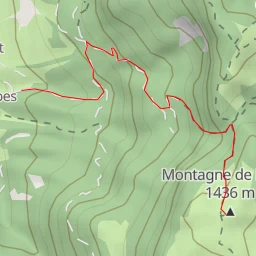 route thumbnail Montagne de Bange