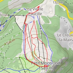 route thumbnail Décollage du Petit Mont Rond