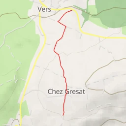 route thumbnail Chemin de chez Gresat - Chemin de chez Gresat