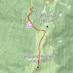 route thumbnail Le Grand Rocher