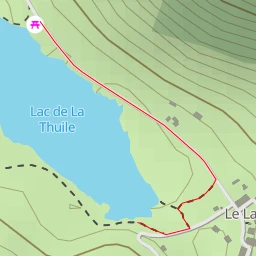 route thumbnail Tour du Lac de la Thuile - Tour du Lac de la Thuile