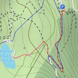 route thumbnail Réservoir d'Auris-en-Oisans