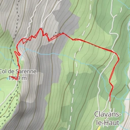 route thumbnail Route du Col de Sarenne - Clavans-en-Haut-Oisans