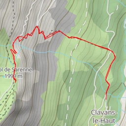 route thumbnail Route du Col de Sarenne - Clavans-en-Haut-Oisans