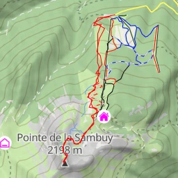 route thumbnail Pointe de la Sambuy