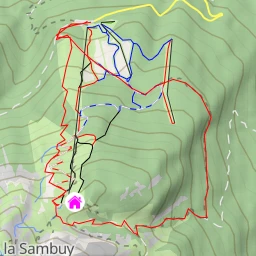 route thumbnail Décollage de la Sambuy