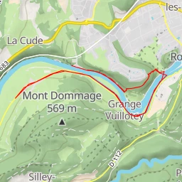 route thumbnail Route des Moulinots - Route des Moulinots