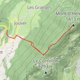 route thumbnail Mont d'Hermone