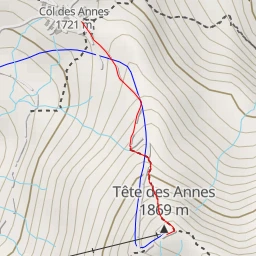 route thumbnail Tête des Annes