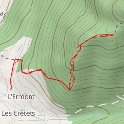 route thumbnail Chemin de Bellevaux à Nifflon - Chemin de Bellevaux à Nifflon