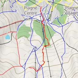 route thumbnail Sentier Découverte - La Plagne-Tarentaise