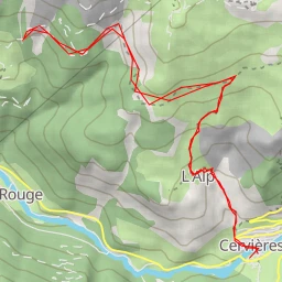 route thumbnail Route Stratégique de la Cerveyrette