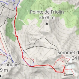 route thumbnail Panorama de Bellecote