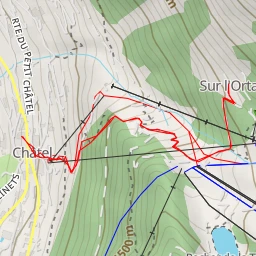 route thumbnail Décollage FFVL Chatel l'Ortaz