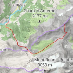 route thumbnail Haute Cime