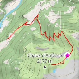 route thumbnail Chaux d'Antème