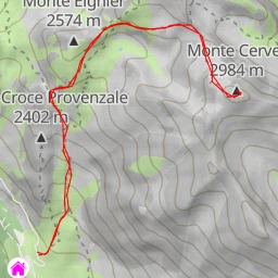 route thumbnail Monte Cervet