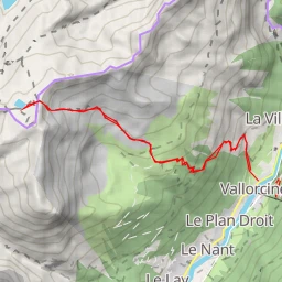 route thumbnail Traces des dinosaures-Col de la Terrasse