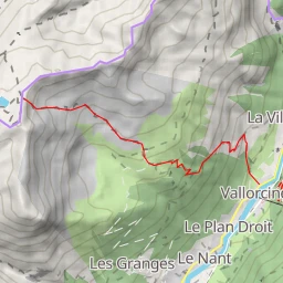 route thumbnail Traces des dinosaures-Col de la Terrasse - Traces des dinosaures-Col de la Terrasse