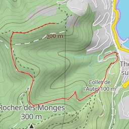 route thumbnail Mont de Théoule