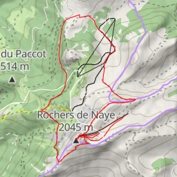 route thumbnail Rochers de Naye