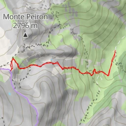 route thumbnail Cime des Blanches / Testa del Ferro