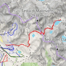 route thumbnail Ricoveri di Valscura - al Malinvern