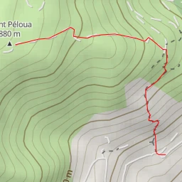 route thumbnail Mont Péloua