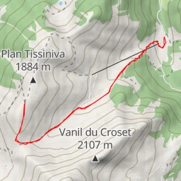 route thumbnail Plan de Tissiniva - Plan de Tissiniva - Val-de-Charmey