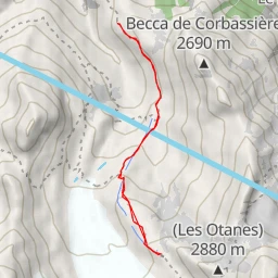 route thumbnail Cabane FXB Panossière