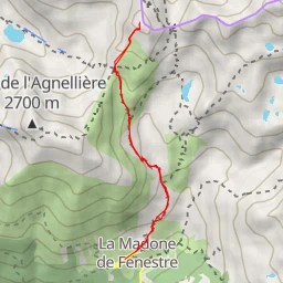 route thumbnail Cima ovest di Finestra / Cime Ouest de Fenestre